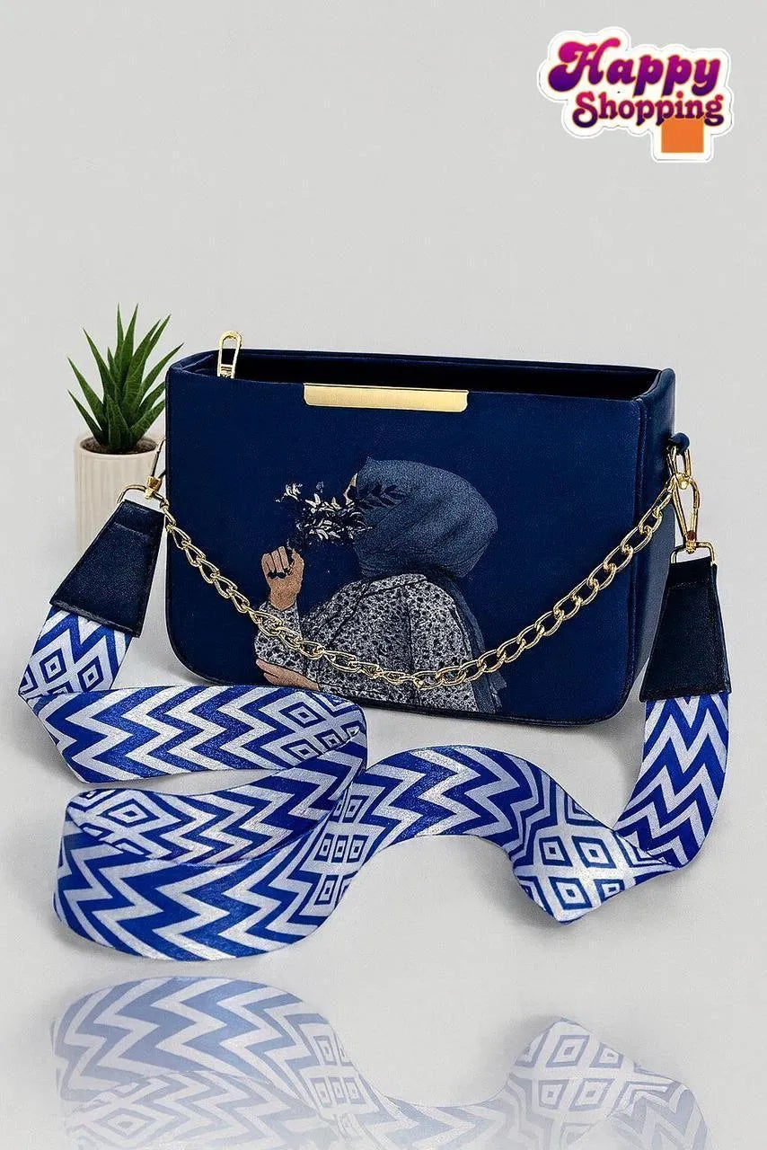Girl’s Crossbody Bag – Hijab Girl Printed Design