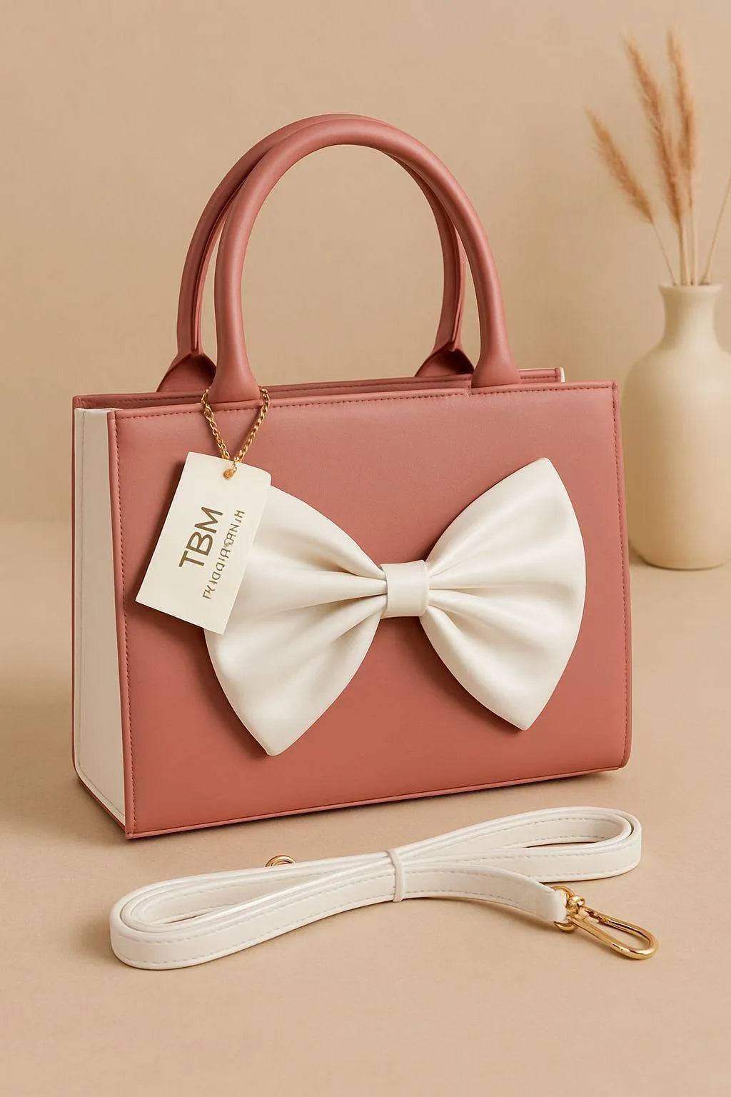 Women’s PU Leather Plain Hand Bag