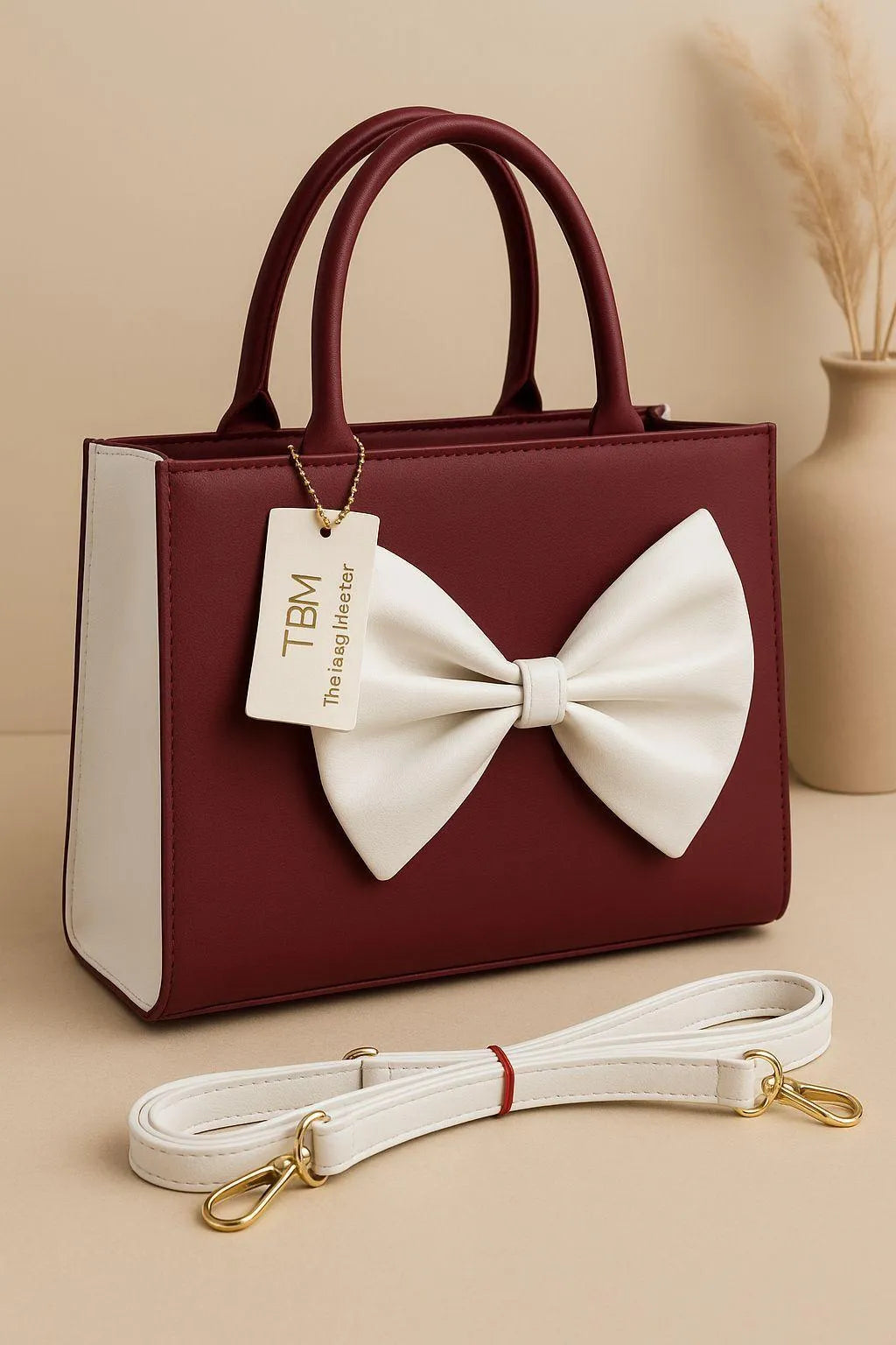 Women’s PU Leather Plain Hand Bag