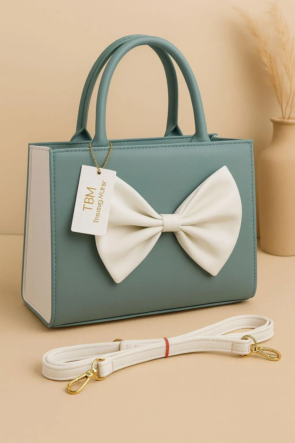 Women’s PU Leather Plain Hand Bag