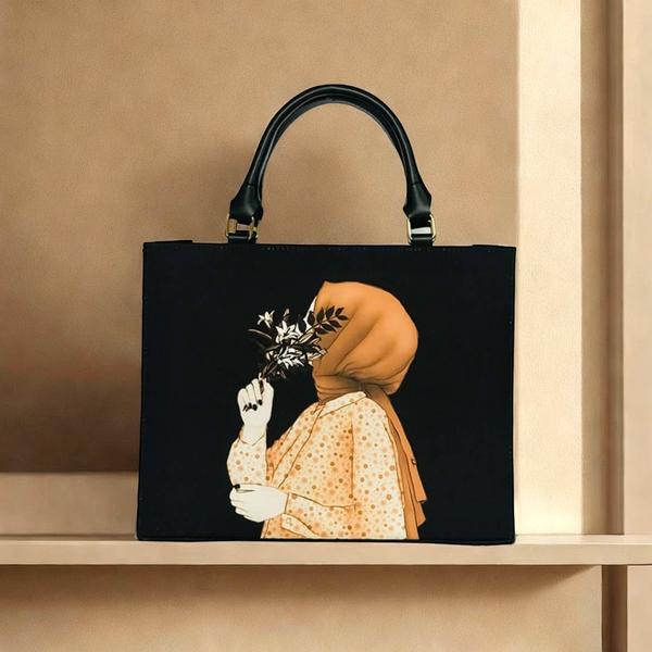 Women’s Canvas Printed Shoulder Bag