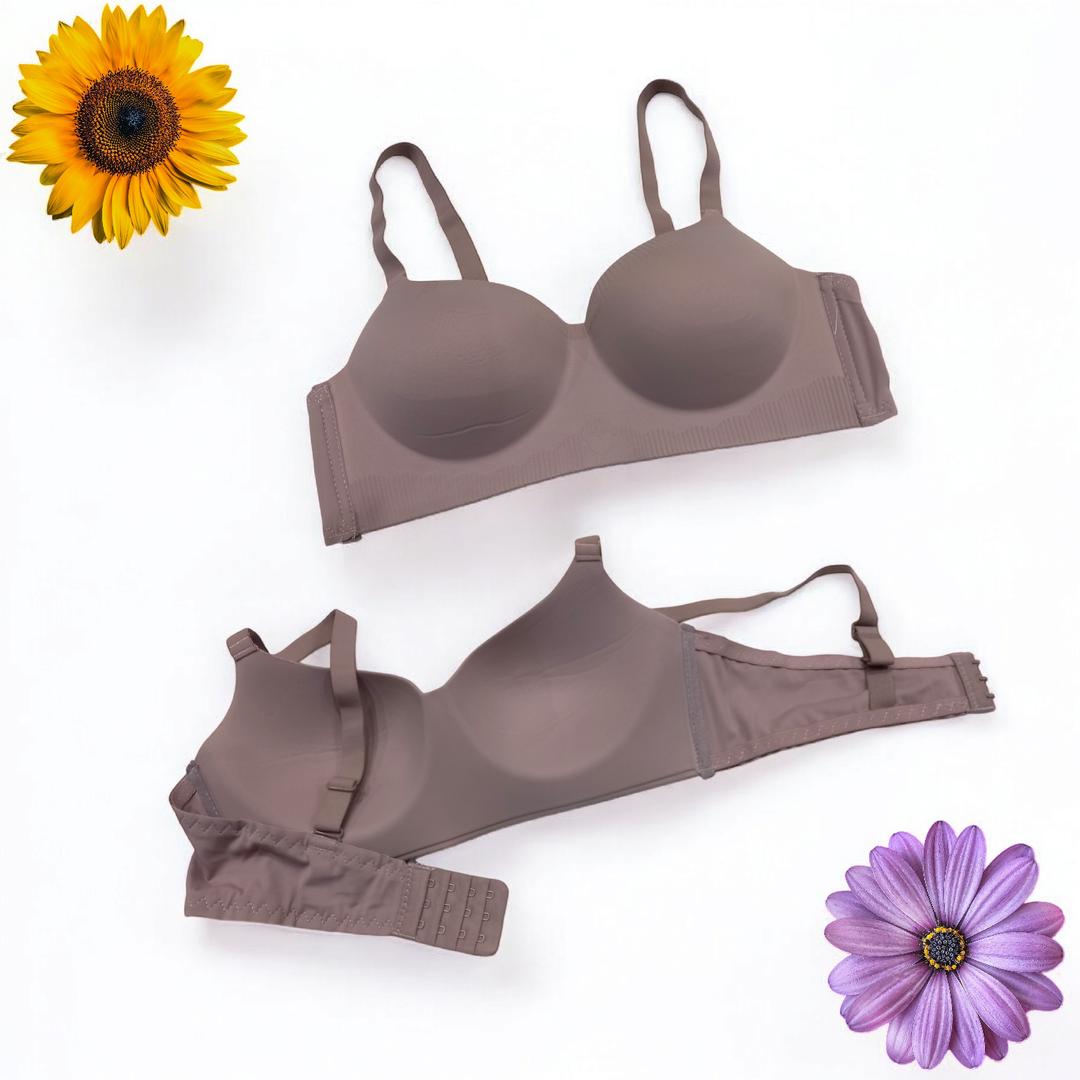 Silk Plain Comfortable And Lightweight Push Up Bra