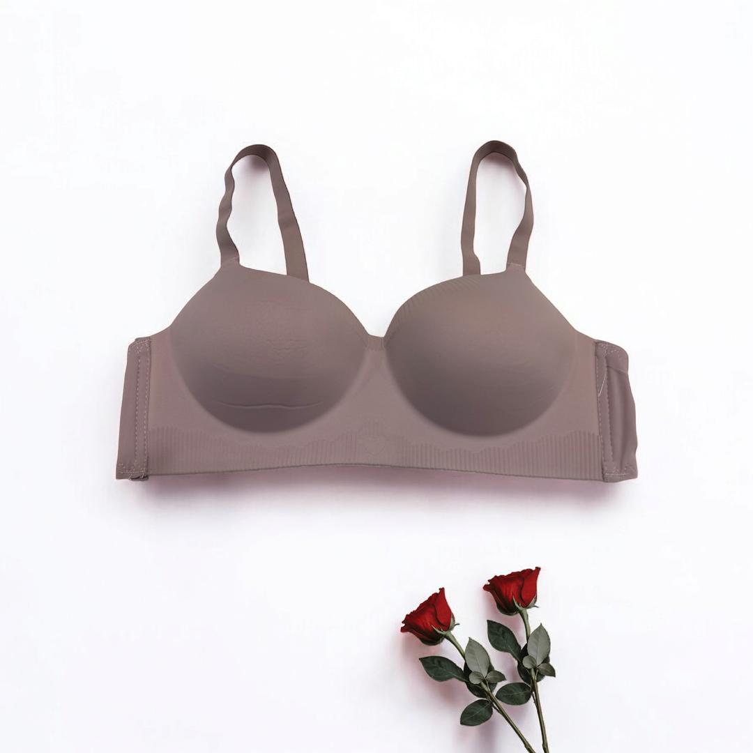 Silk Plain Comfortable And Lightweight Push Up Bra
