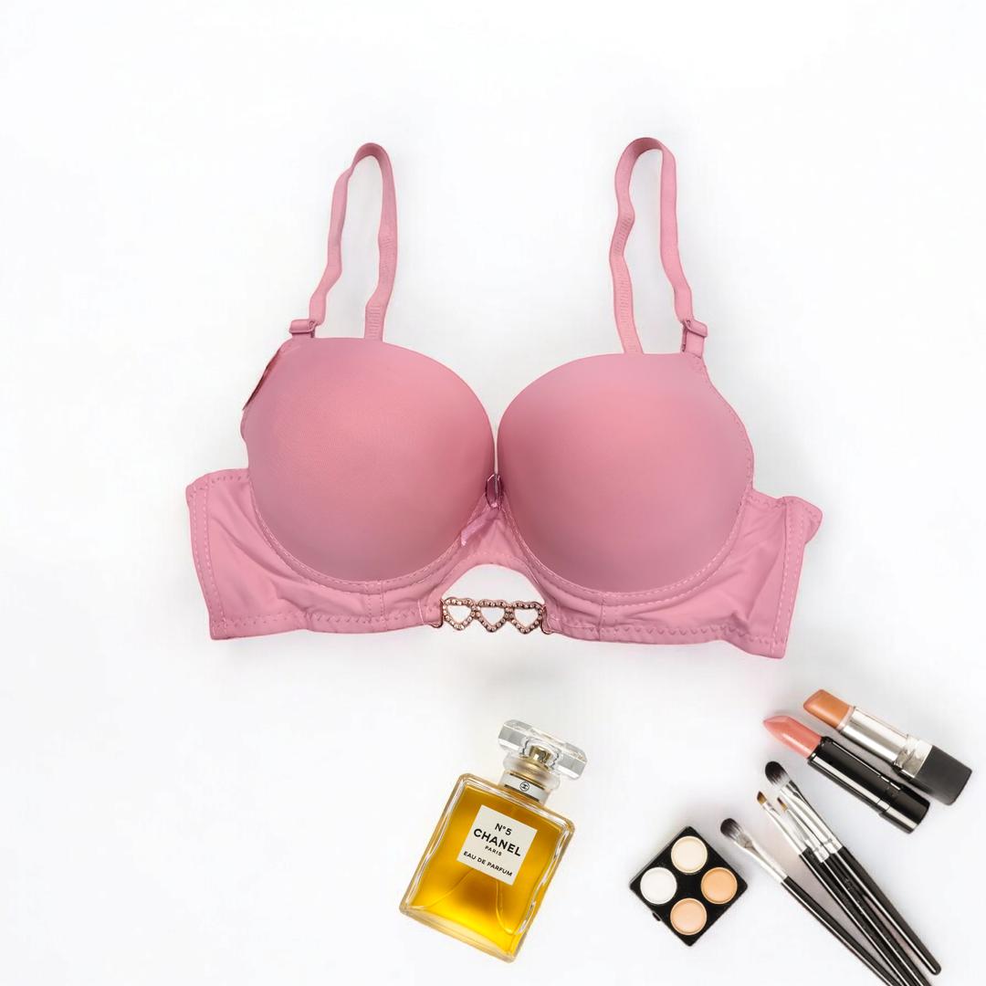 Silk Plain Comfortable And Lightweight Push Up Bra