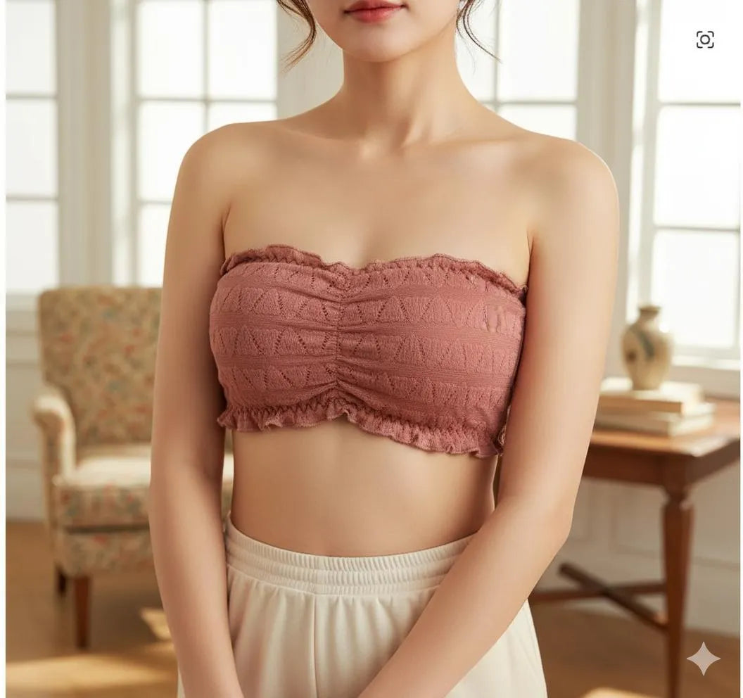 Women’s Net Fabric Padded Bra