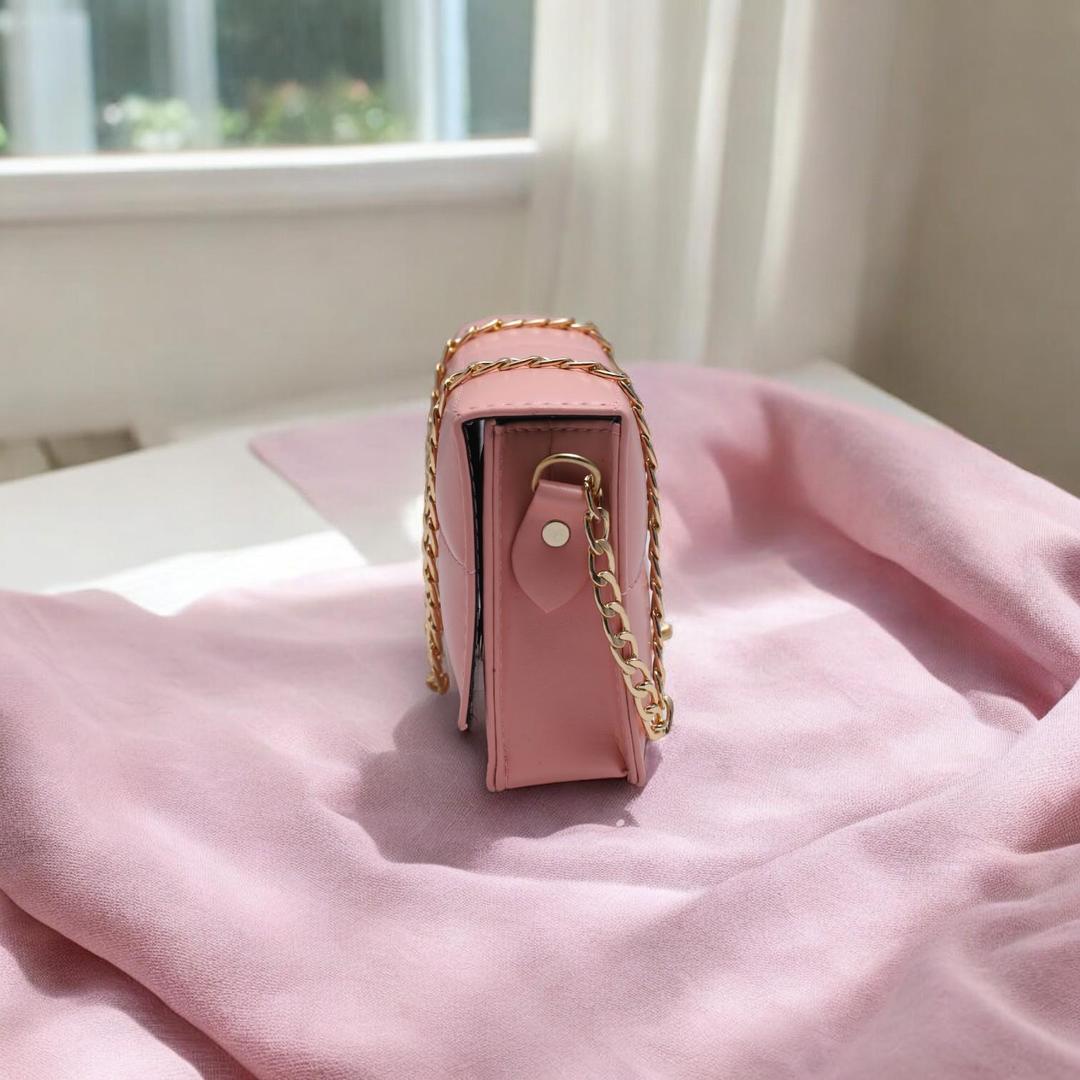 Girl’s Printed PU Leather Crossbody Bag