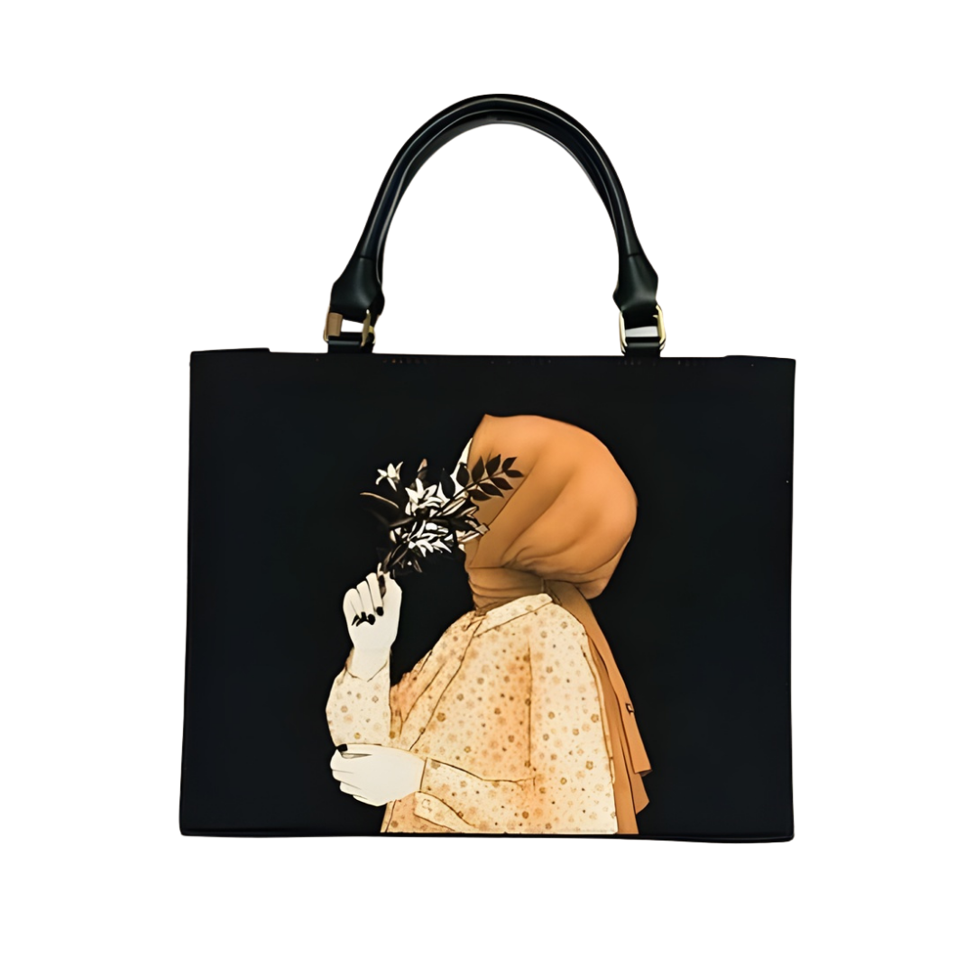 Women’s Canvas Printed Shoulder Bag