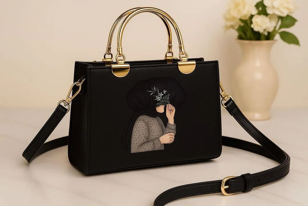 Girl’s PU Leather Printed Crossbody Bag