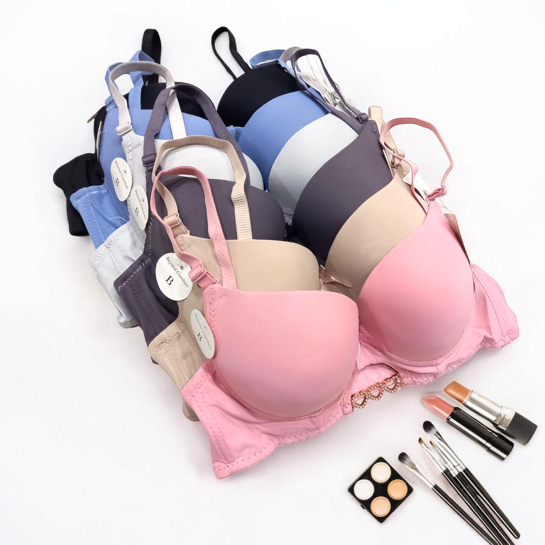 Silk Plain Comfortable And Lightweight Push Up Bra