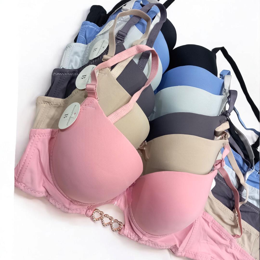 Silk Plain Comfortable And Lightweight Push Up Bra