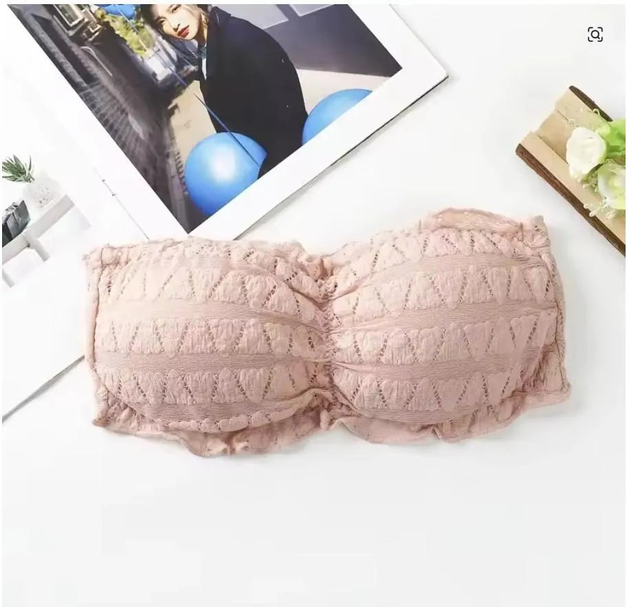 Net Plain Comfortable And Lightweight Padded Bra