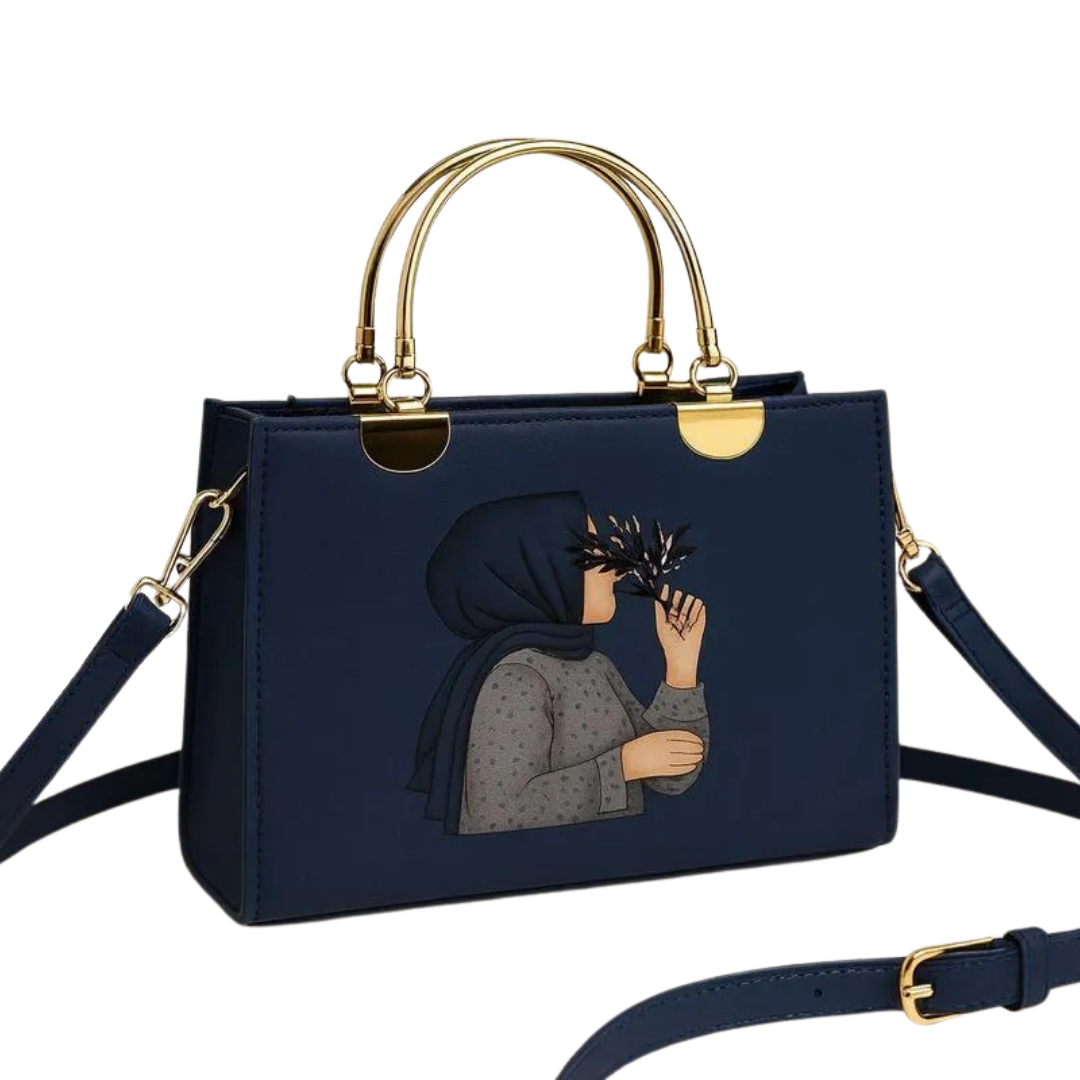 Girl’s PU Leather Printed Crossbody Bag